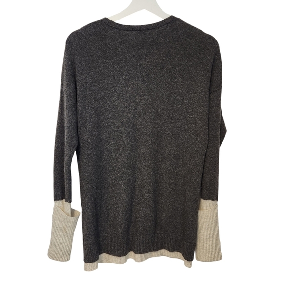 MAGASCHONI 100% cashmere cardigan gray and beige (probably medium) - Picture 2 of 11